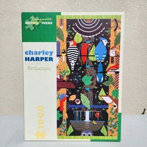 Charley Harper 1000 Piece Jigsaw Puzzle Birducopia Birds Jigsaw Puzzle Bird Blue